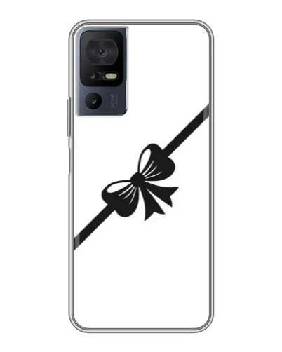 Чохол для TCL 40 SE з картинкою «Діагональний бант»