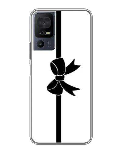 Чохол для TCL 40 SE з картинкою «Вертикальний бант»