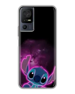 Чехол для TCL 40 SE с картинкой «Неоновый Stitch»