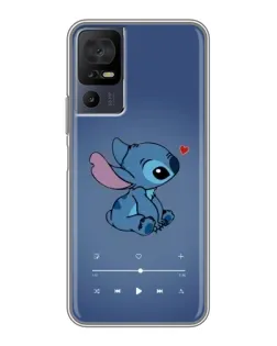 Чехол для TCL 40 SE с картинкой «Музыкальный Stitch»