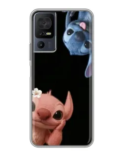 Чехол для TCL 40 SE с картинкой «Фиолетовый туман роз»