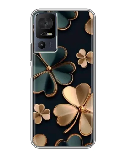 Чохол для TCL 40 SE з картинкою «Конюшина в золоті»