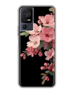 Чохол для TCL 40 SE з картинкою «Рожева гілка сакури»