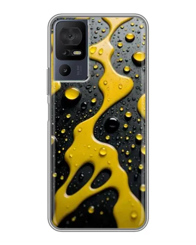 Чохол для TCL 40 SE з картинкою «Рідке жовте золото»