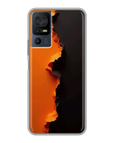 Чохол для TCL 40 SE з картинкою «Помаранчевий розлом»