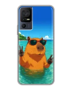 Чохол для TCL 40 SE з картинкою «Морська капібара»