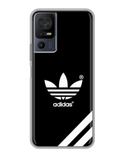 Чохол для TCL 50 5G з картинкою «Adidas з діагональними смугами»