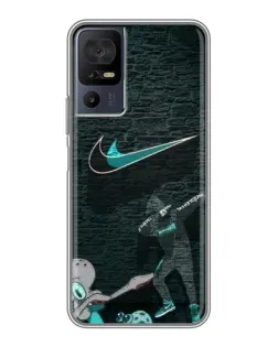 Чохол для TCL 50 5G з картинкою «Спортивний арт Nike»