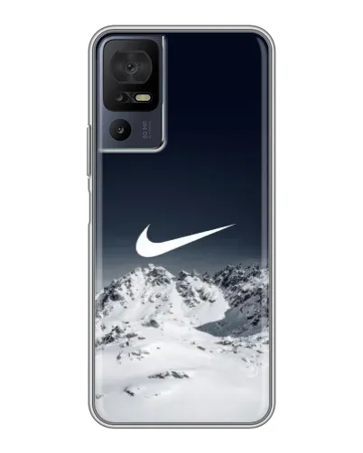 Чохол для TCL 50 5G з картинкою «Nike — зимові гори»