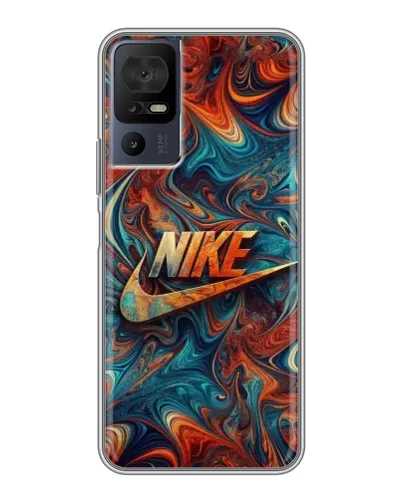Чохол для TCL 50 5G з картинкою «Nike в абстракції»