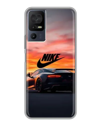 Чохол для TCL 50 5G з картинкою «Nike та суперкар»
