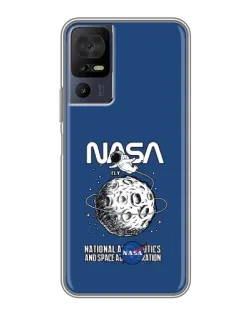Чохол для TCL 50 5G з картинкою «NASA — місячна місія»