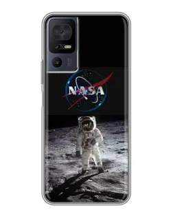 Чохол для TCL 50 5G з картинкою «Астронавт на Місяці»