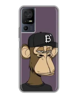Чохол для TCL 50 5G з картинкою «Bored Ape в кепці»