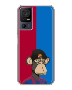 Чохол для TCL 50 5G з картинкою «Bored Ape — фанат Барси»