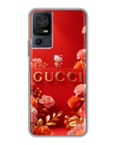 Чохол для TCL 50 5G з картинкою «Gucci — золотий сад»