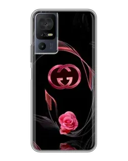 Чохол для TCL 50 5G з картинкою «Gucci — неонова троянда»