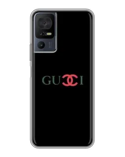 Чохол для TCL 50 5G з картинкою «Gucci — червоний градієнт»