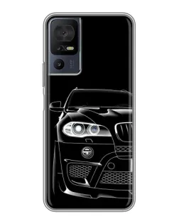 Чохол для TCL 50 5G з картинкою «Темний силует BMW»