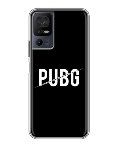 Чохол для TCL 50 5G з картинкою «PUBG — білий логотип» Чохол для TCL 50 5G з картинкою «PUBG — білий логотип»