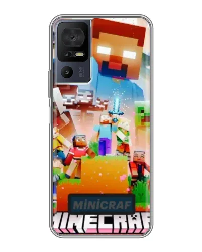 Чохол для TCL 50 5G з картинкою «Minecraft герої гри» Чохол для TCL 50 5G з картинкою «Minecraft герої гри»