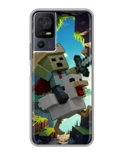 Чохол для TCL 50 5G з картинкою «Стів та гусь» Чохол для TCL 50 5G з картинкою «Стів та гусь»