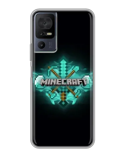 Чохол для TCL 50 5G з картинкою «Minecraft Diamond лого» Чохол для TCL 50 5G з картинкою «Minecraft Diamond лого»