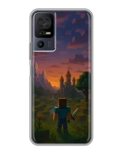 Чохол для TCL 50 5G з картинкою «Стів біля вежі»