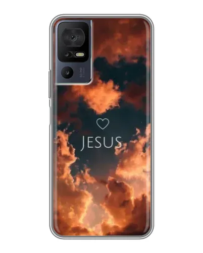 Чехол для TCL 50 5G с картинкой «Сияние Имени Jesus»