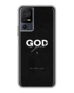 Чехол для TCL 50 5G с картинкой «GOD — Бог над всем»