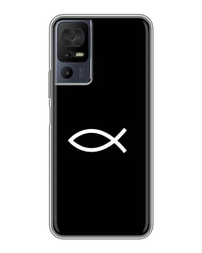 Чохол для TCL 50 5G з картинкою «Символ риби Jesus» Чохол для TCL 50 5G з картинкою «Символ риби Jesus»