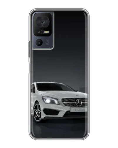 Чохол для TCL 50 5G з картинкою «Mercedes AMG GT Silver»