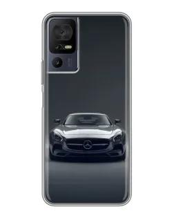 Чохол для TCL 50 5G з картинкою «Mercedes на чорному»
