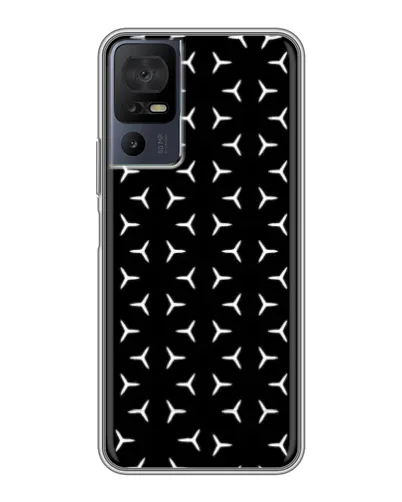 Чехол для TCL 50 5G с картинкой «Mercedes паттерн звезд» Чехол для TCL 50 5G с картинкой «Mercedes паттерн звезд»