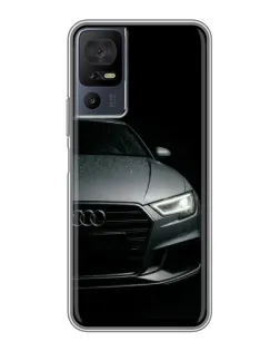 Чехол для TCL 50 5G с картинкой «Audi — детализация кузова»