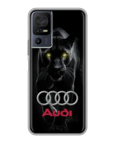 Чохол для TCL 50 5G з картинкою «Пантера та Audi»