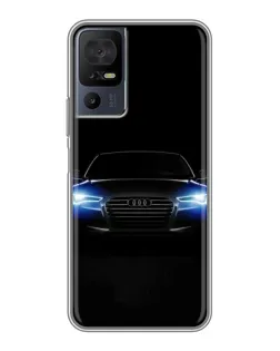 Чохол для TCL 50 5G з картинкою «Audi в неоні»