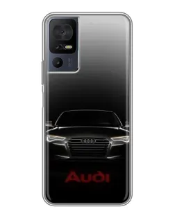 Чохол для TCL 50 5G з картинкою «Audi — градієнтний контур»