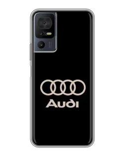 Чохол для TCL 50 5G з картинкою «Audi — золотий логотип»