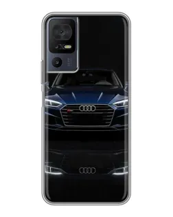 Чохол для TCL 50 5G з картинкою «Audi — нічне відображення»