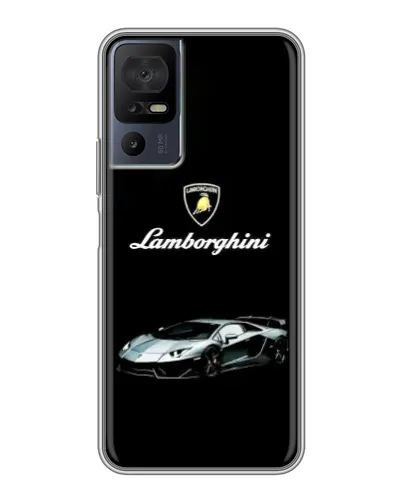 Чехол для TCL 50 5G с картинкой «Логотип Lamborghini классика»