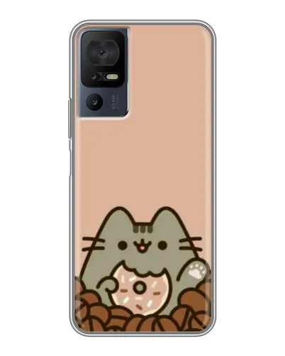 Чохол для TCL 50 5G з картинкою «Кавовий Пушин»