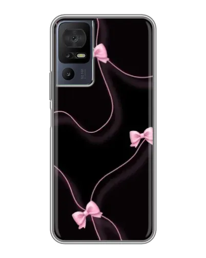 Чохол для TCL 50 5G з картинкою «Рожеві стрічки»