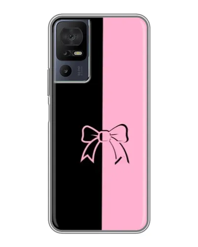 Чохол для TCL 50 5G з картинкою «Половинки банту»