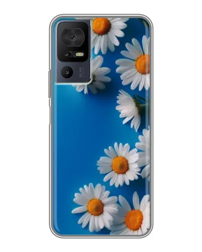 Чохол для TCL 50 5G з картинкою «Білосніжні маргаритки»