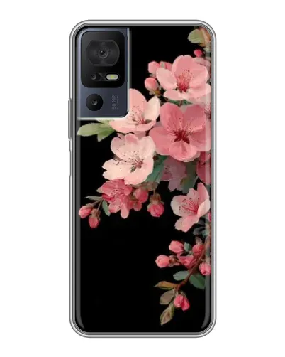 Чохол для TCL 50 5G з картинкою «Рожева гілка сакури»