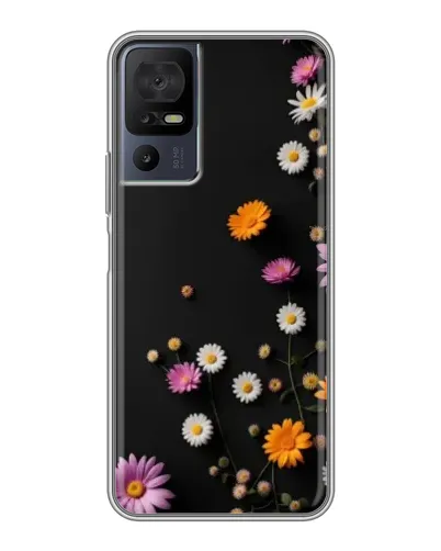 Чохол для TCL 50 5G з картинкою «Квіткова композиція»