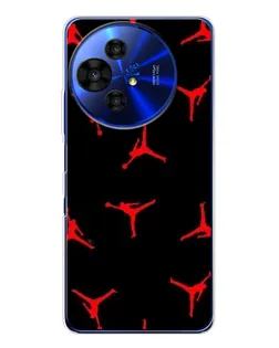 Чохол для TCL 50 NxtPaper з картинкою «Jordan Red Pattern»