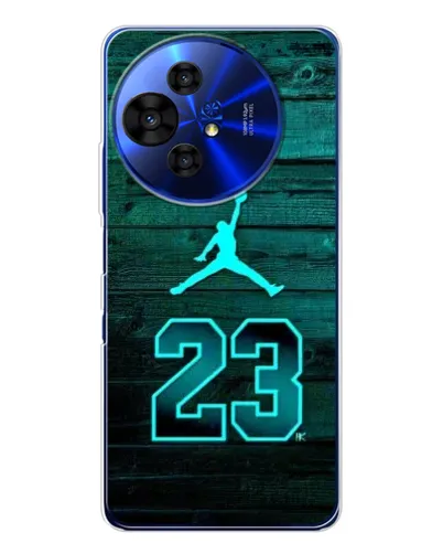 Чохол для TCL 50 NxtPaper з картинкою «Jordan Cyan 23»