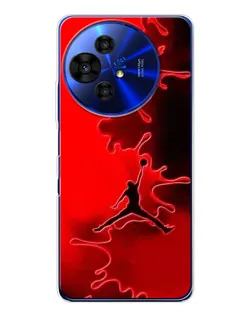 Чохол для TCL 50 NxtPaper з картинкою «Jordan Red Smoke»